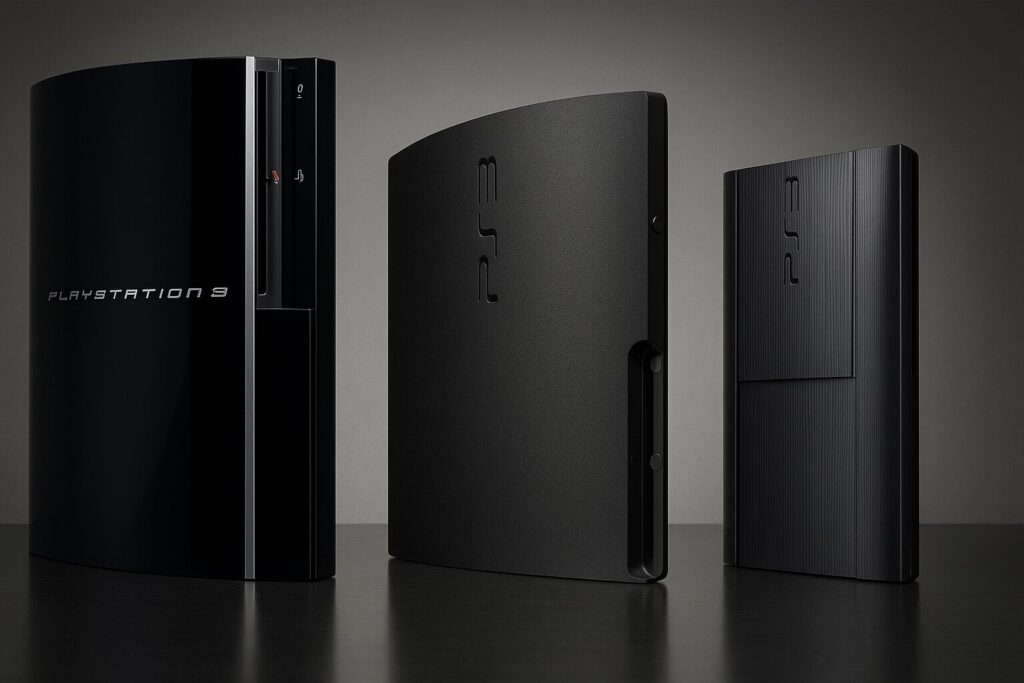 É por ISSO que comprei um PS3 em 2025! QUAL VERSÃO COMPRAR? 2 PS3 Fat, Slim ou Super Slim