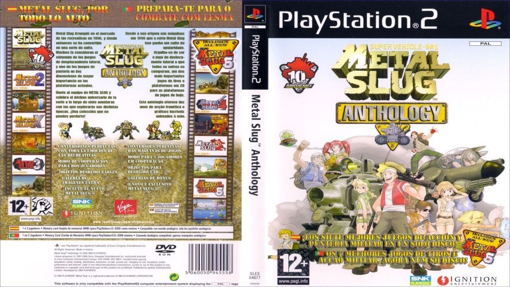 Jogos LEVES de PS2 que rodam liso no celular: 10 títulos perfeitos pra começar! 3 Metal Slug Anthology