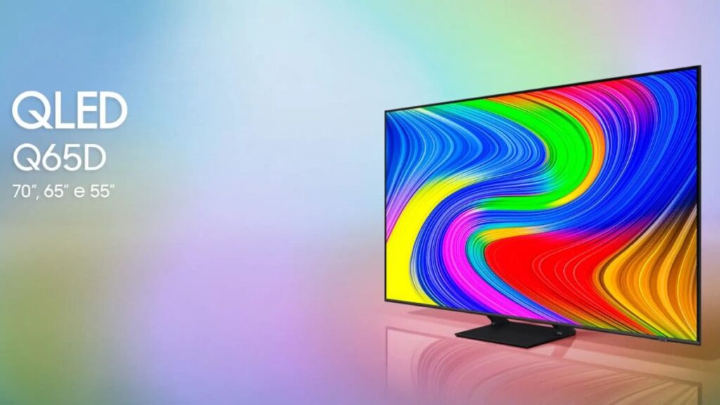 5 melhores TV Samsung que rodam liso o PlayStation 5 3 Samsung QLED 4K Q65D