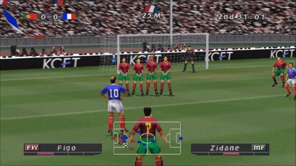 ISS Pro Evolution: O precursor de sucesso do Winning Eleven e do PES no PS1 4 iss pro evolution PS1