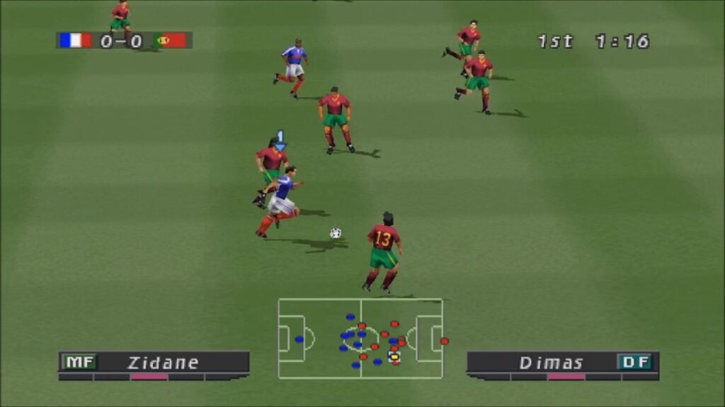 ISS Pro Evolution: O precursor de sucesso do Winning Eleven e do PES no PS1 2 iss pro evolution PS1