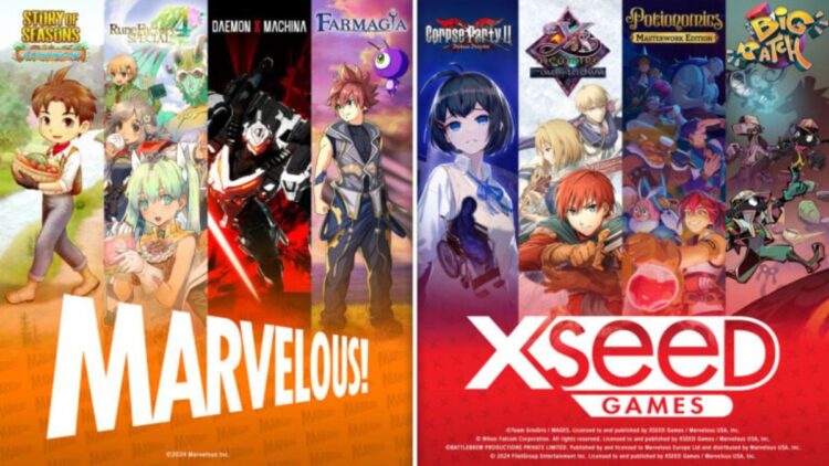 Marvelous USA e XSEED Games Operam como Selos Separados sob a Marvelous