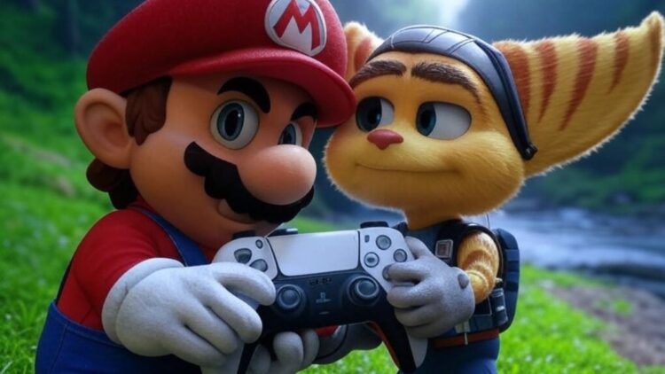 mario ratchet Jogos exclusivos PlayStation