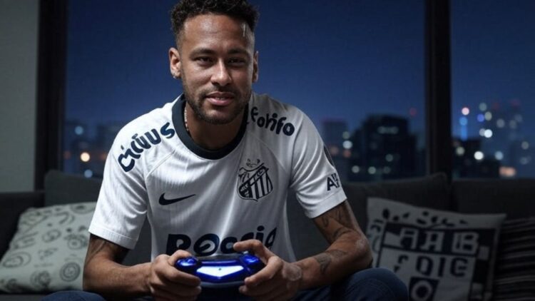 neymar no santos