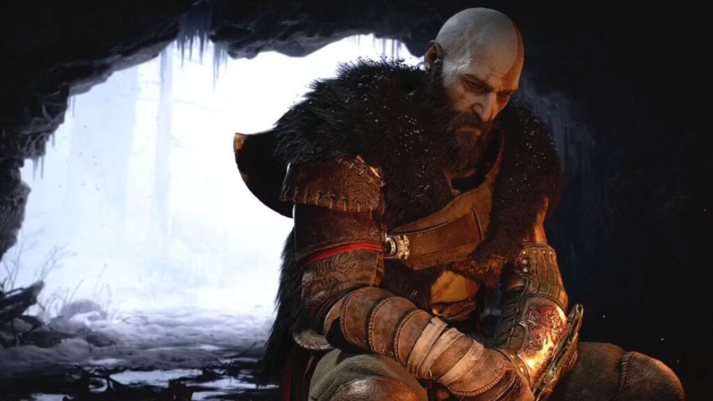 sad kratos god of war