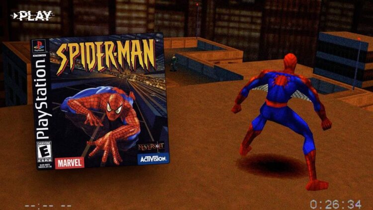 PlayStation 1 Spider-Man game